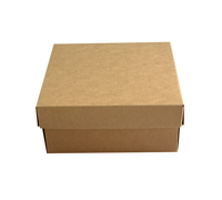 SMALL LOW GIFT BOX and LID PACK-Natural
