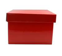 SMALL GIFT BOX and LID PACK-Gloss Red
