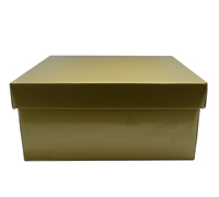 LARGE GIFT BOX and LID PACK-Gold