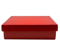 SMALL SHIRT BOX and LID PACK-Gloss Red