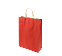GIFT PAPER BAG SMALL PACK-Red Natural Kraft