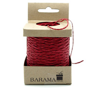 2mm COLOURED PAPER STRING-Red