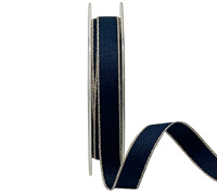 10mm CONTRASTING WEAVE-Navy-Stone