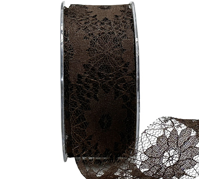 38mm CUT-EDGED LACE-Chocolate