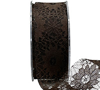 38mm CUT-EDGED LACE-Chocolate