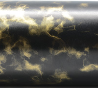9cm MARBLE STONE WRAPBAND-Gold on Black