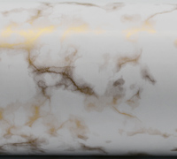 9cm MARBLE STONE WRAPBAND-Gold on White