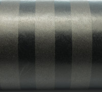 9cm SOLID STRIPE WRAPBAND-Black-Gunmetal on Kraft