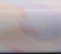 9cm WATERCOLOUR CLOUD WRAPBAND-Pink-Peach-Lilac on White