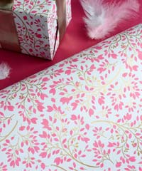 Spring Blossom in Pink wrapping paper