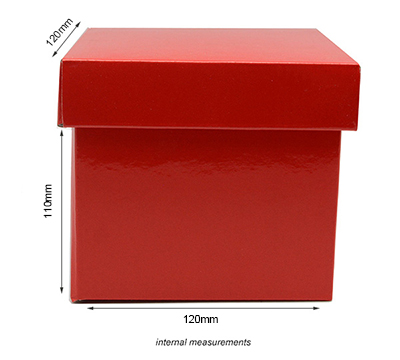 MINI GIFT BOX and LID PACK-Gloss Red #3