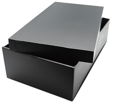 (NQR) CASEMADE FOLD-UP DOUBLE BOX-Black Linen #2