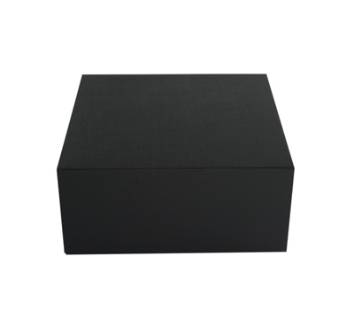 MAGNETIC LID 22cm BOX-Black Linen #2
