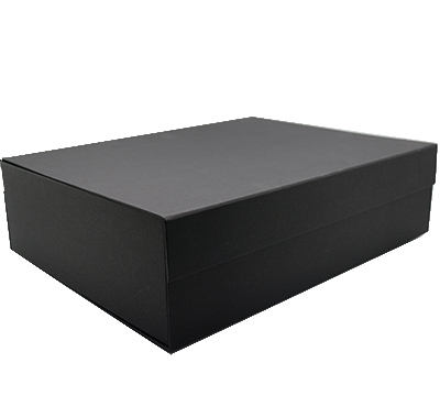(NQR) MAGNETIC LID POPUP BOX-Black Linen #2